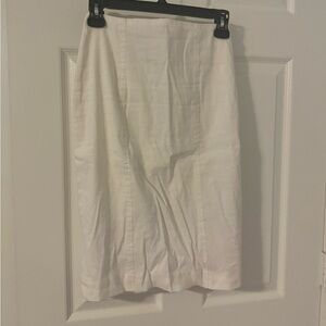 Bebe White Skirt